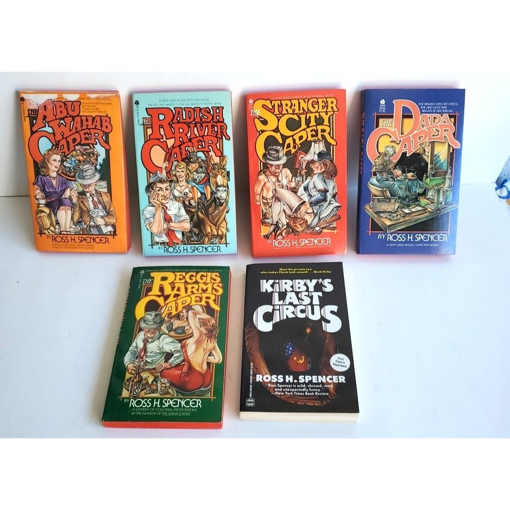 Ross H Spencer VTG PB Book Lot 6 Radish River Reggis Arms Dada Caper Kirbys 80's